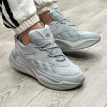 کتانی مردانه مدل آدیداس adidas forum mid plus رنگ طوسی