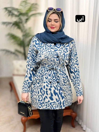 بارانی کتان کاملیا 2244