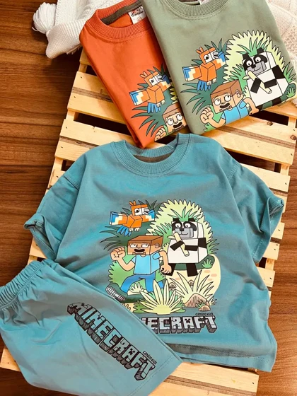 تیشرت شلوارک ماین کرفت