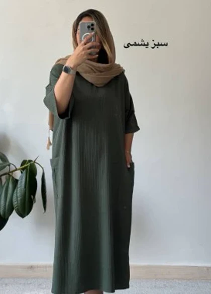 پیراهن مانتویی دلسا 12