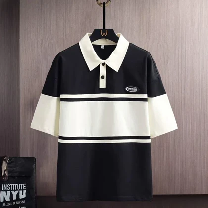 تیشرت یقه دار اسپرت نخ پنبه