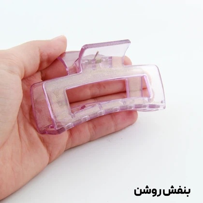 کلیپس دخترانه honey مدل مستطیلی دو رنگ