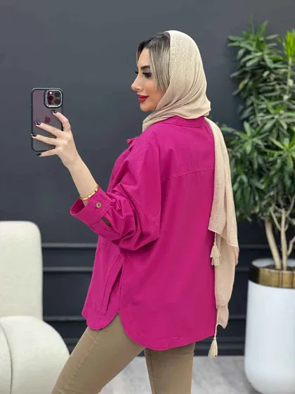 مانتو لینن چهار جیب