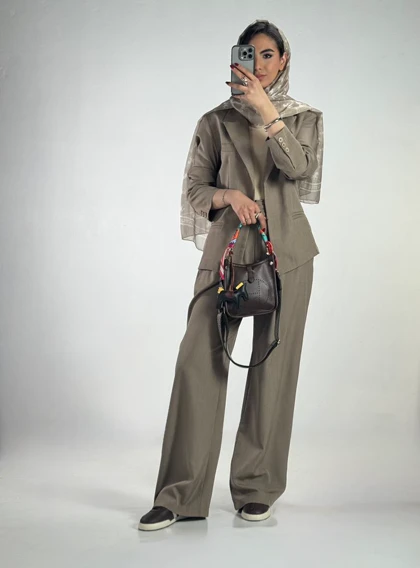 کت و شلوار دو بند کد 800023