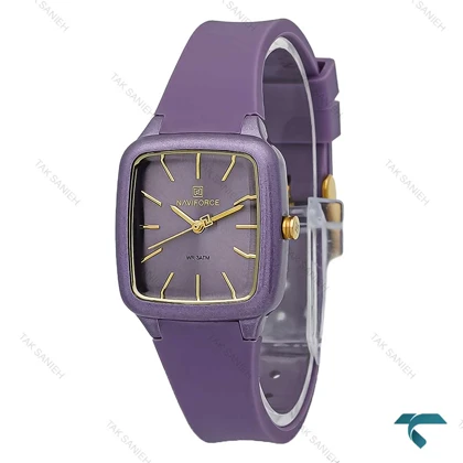 ساعت بنفش نیوی فورس NF5055 زنانه تک موتوره NaviForce-7727-L