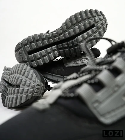 کفش کتانی مشکی طوسی ریباک Reebok Zig Kinetica 2.5 Edge