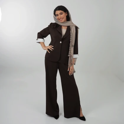 کت و شلوار مورگان مچ سفید