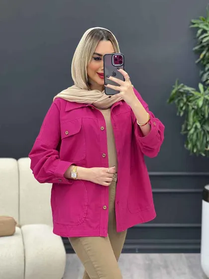 مانتو لینن چهار جیب