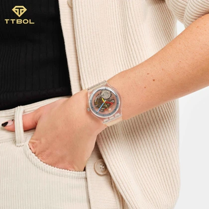 ساعت مچی سواچ SWATCH CLEARLY NEW GENT SO29K100-S06