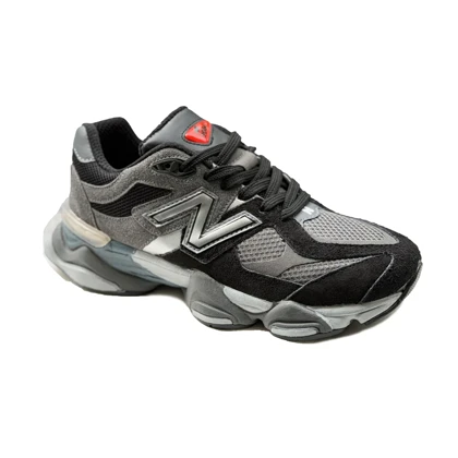 کتانی اسپرت مردانه مدل نیوبالانس 9060 NEW BALANCE رنگ طوسی مشکی کد 51440