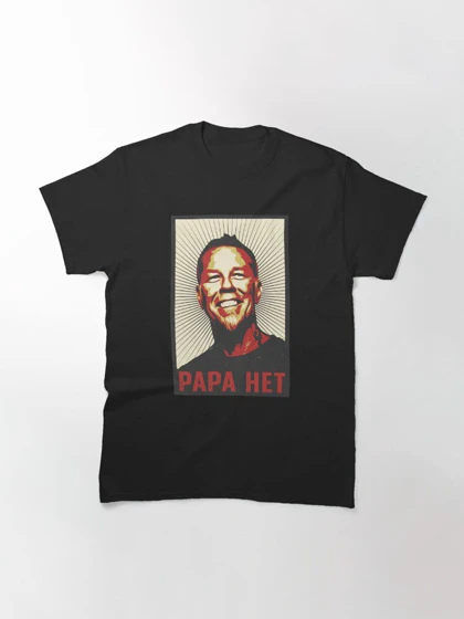 تیشرت متالیکا تیشرت Mens My Favorite Heavy Metal Papa Het کد 173019