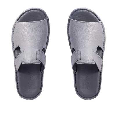 صندل طبی چرم طبیعی ماکسیم مدل کمند gray