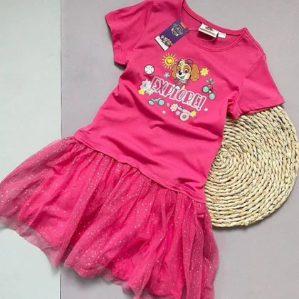 پیراهن دخترانه نیکلودئون کد Z-FZ32