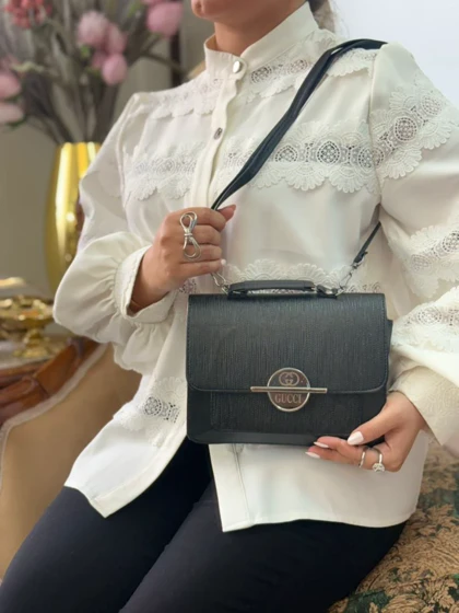 کیف ورنی قفلدار گوچی