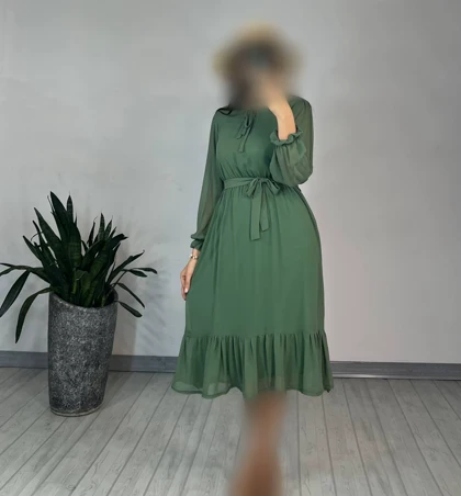 پیراهن حریر کاملیا 2(ایراد دار)