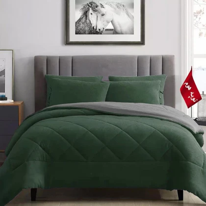 روتختی مینیمال کتان مخمل طرح لوزی