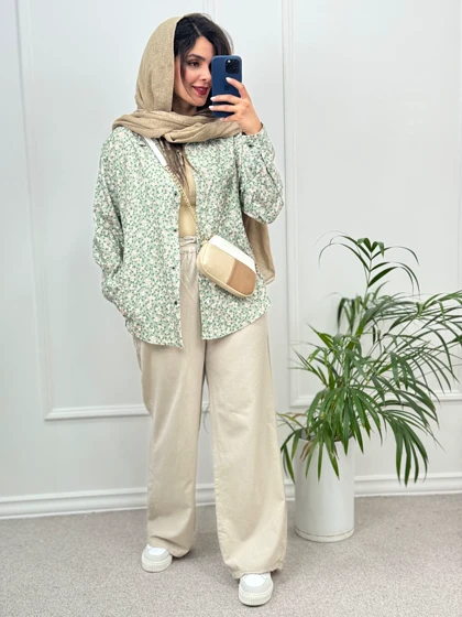 مانتو شومیزی کبریتی بهاری