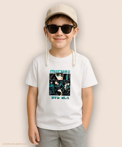 تیشرت بچگانه طرح شیطان کش شخصیت موییچیرو کد 979