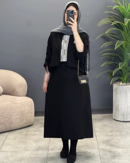 سارافون دو تیکه پاپیون شانتون
