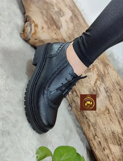کفش طبی اسپرت چرم زنانه مدل خورشید تیم