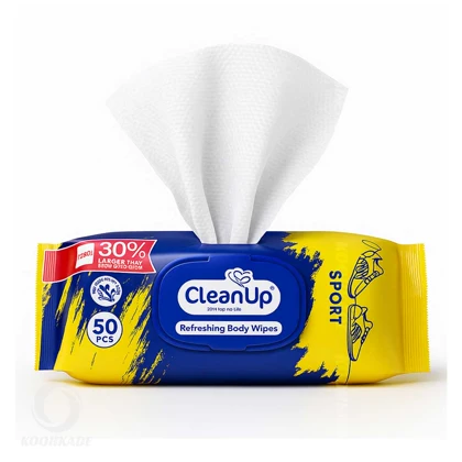 دستمال مرطوب 50 عددی SPORT CLEAN UP