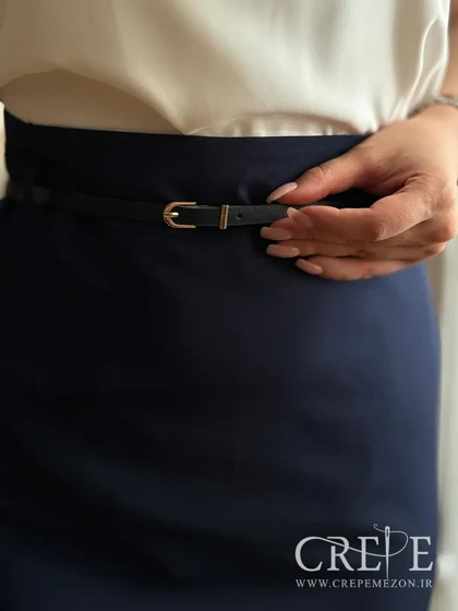 دامن فون کمربند دار قد88