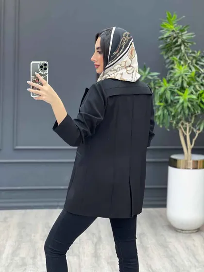 مانتو کتی پشت ژیله دار
