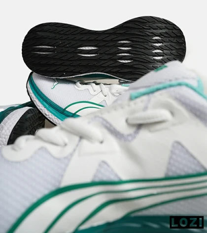 کفش کتانی ورزشی مردانه و زنانه سفید سبز PUMA