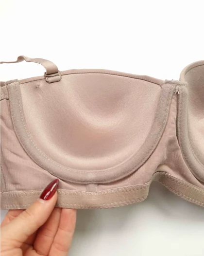 سوتین اسفنجی زنانه فنردار مدل سه ستاره