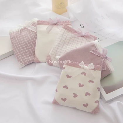 شورت صورتی قلبی ( سایز L)