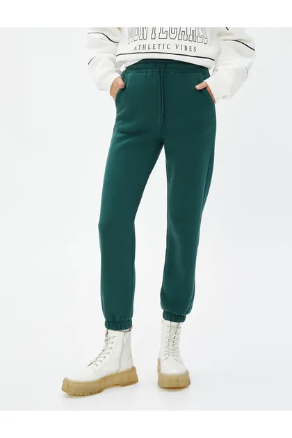 شلوار ورزشی Jogger با کمربند الاستیک و جزئیات جیب 4WAL40002IK