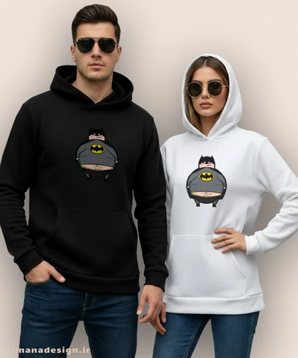 هودی مردانه و زنانه طرح بتمن کد 882