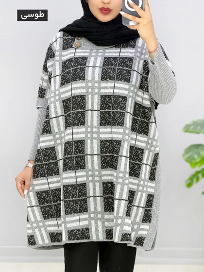 مانتو پانچ بافت نیکیتا کد 2016116
