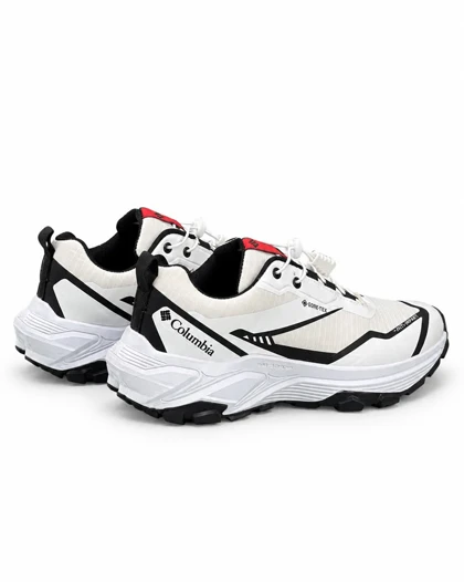 کفش کتانی رانینگ مردانه کلمبیا گورتکس سفید مشکی Columbia Goretex