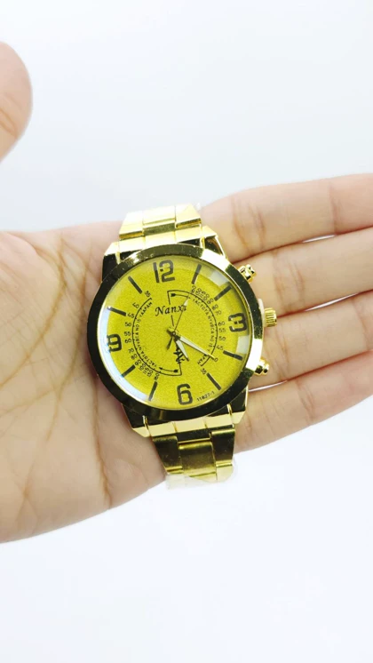 ساعت مچی مردانه نانسی Nanxi با موتور کوارتز و طراحی کلاسیک