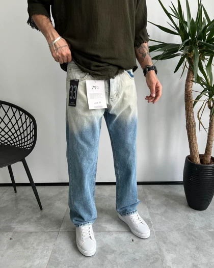 شلوار بگ استایل دورنگ ZARA