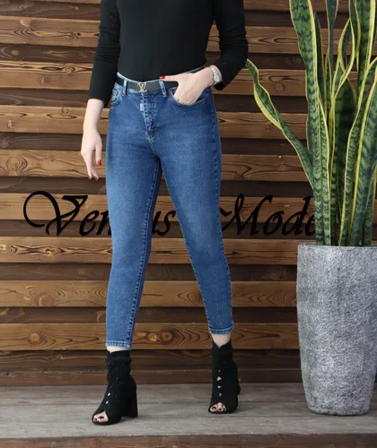 شلوار جین آبی روشن
