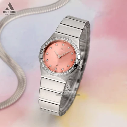 ساعت امگا کانسلیشن صورتی Omega Constellation SPd2