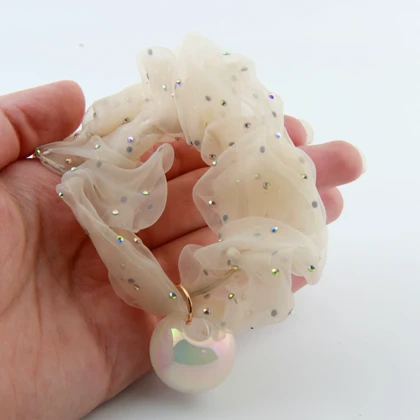 کش مو دخترانه مدل مرواریدی