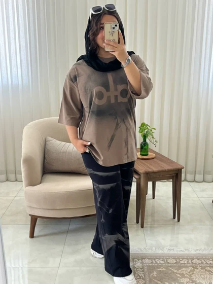 ست زنانه و دخترانه اسپرت بیرونی کد 453