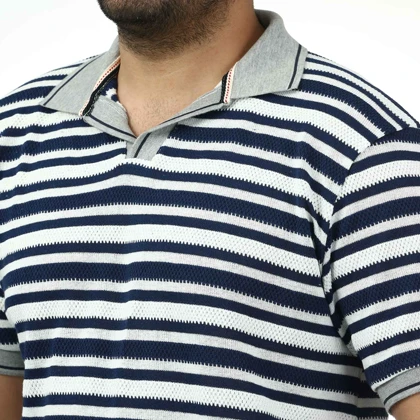 پولوشرت آستین کوتاه بافت مردانه سیزر مدل 15411861