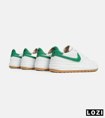 کفش مردانه و زنانه سفید سبز NIKE AIR FORCE