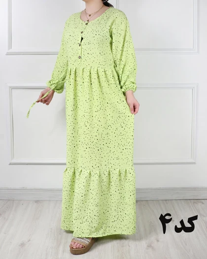 پیراهن پفکی ماهلین 6151