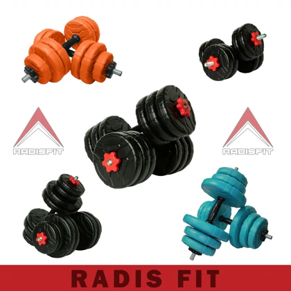 دمبل متغیر رادیس فیت از وزن 1 الی 20 کیلوگرم بسته 2 عددی