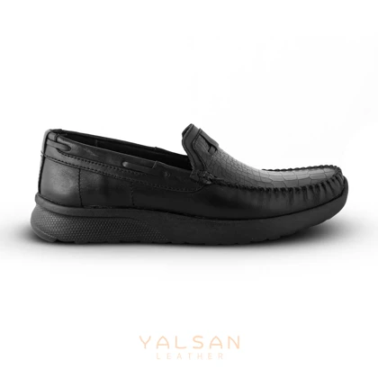 ست کیف و کفش مردانه چرم یلسان مدل ماهان کد 935-LAKI-PRM