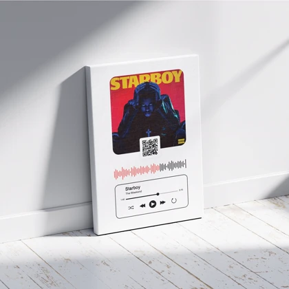 تابلو سفارشی موزیکال طرح Star boy