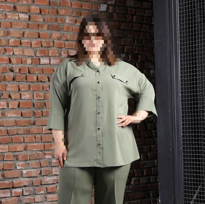 شومیز سایزبزرگ مدل شراره