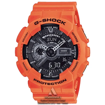 ساعت جیشاک نارنجی G-shock GA-110 HCO