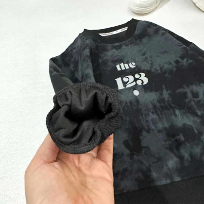 بلوز بچه گانه ابرو بادی مشکی زغالی خارجی