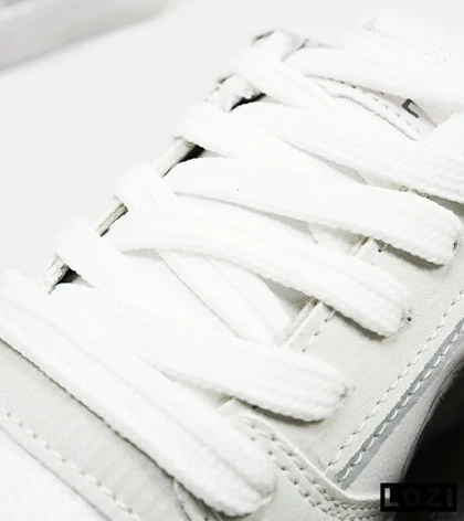 کفش کتانی مردانه طوسی سفید NIKE AirForce Draw